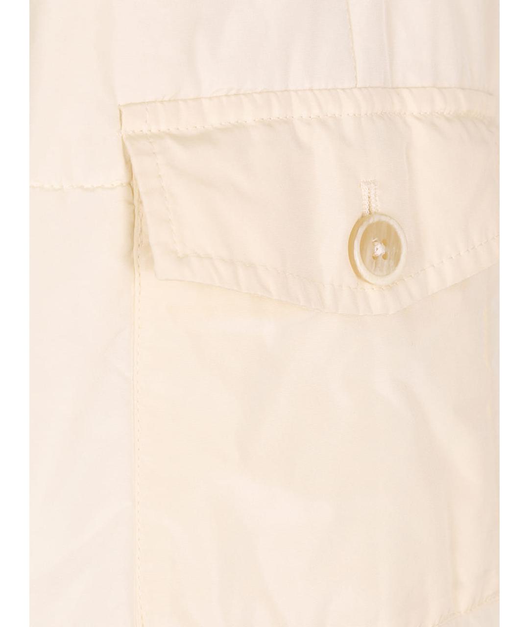 FABIANA FILIPPI Бежевая полиэстеровая куртка, фото 3