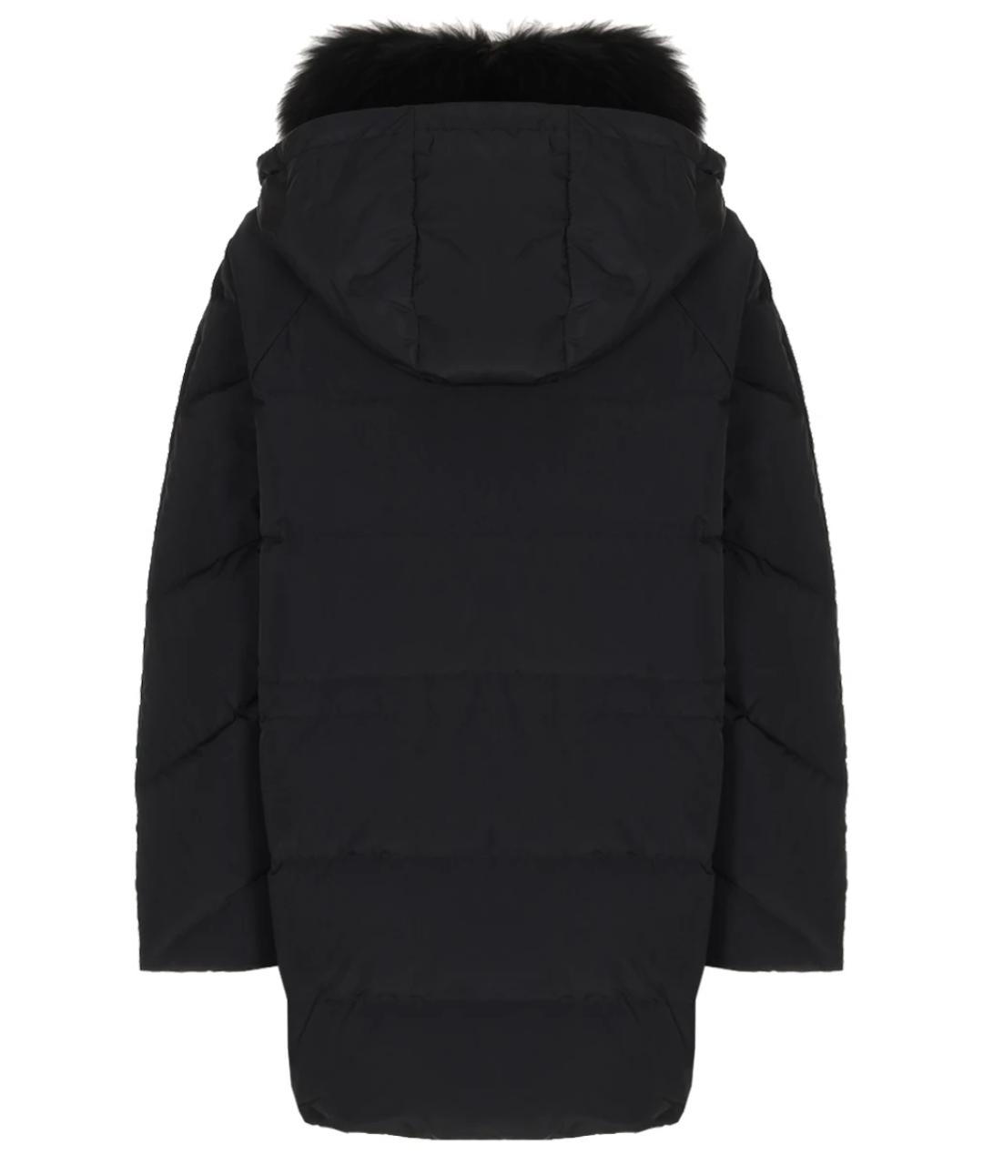 YVES SALOMON Черная полиэстеровая парка, фото 3