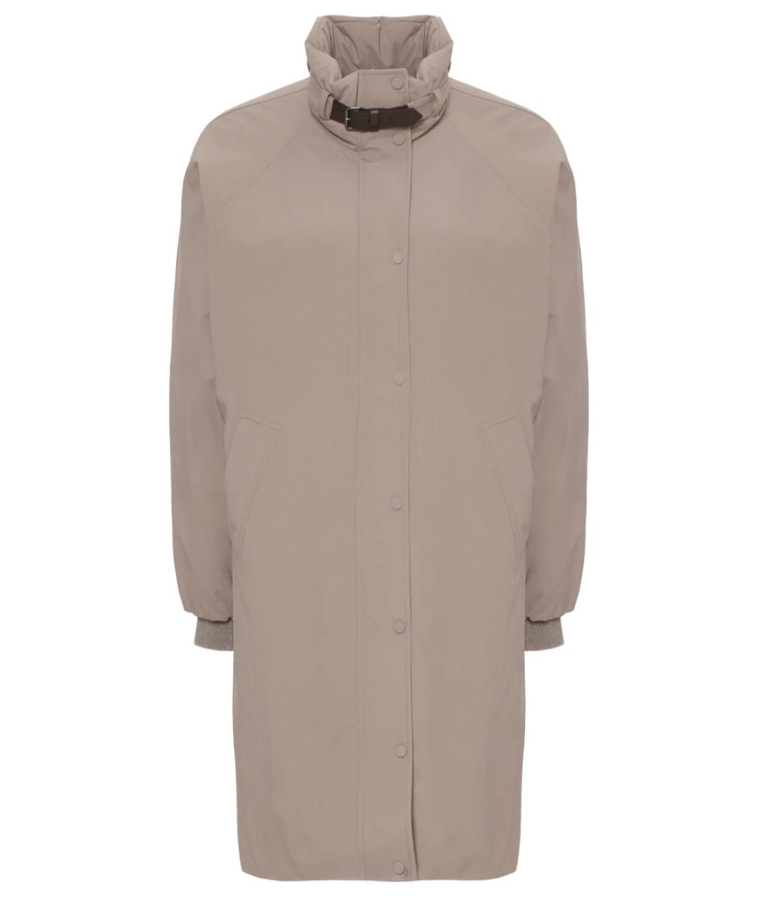 BRUNELLO CUCINELLI Бежевый полиамидовый пуховик, фото 1