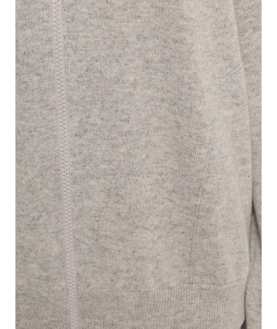 BRUNELLO CUCINELLI Серый кашемировый кардиган, фото 3