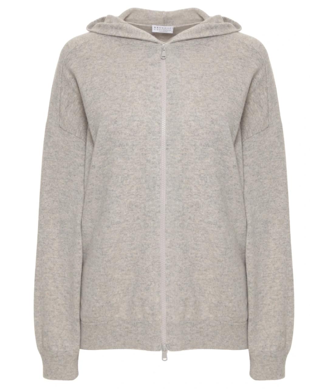 BRUNELLO CUCINELLI Серый кашемировый кардиган, фото 1