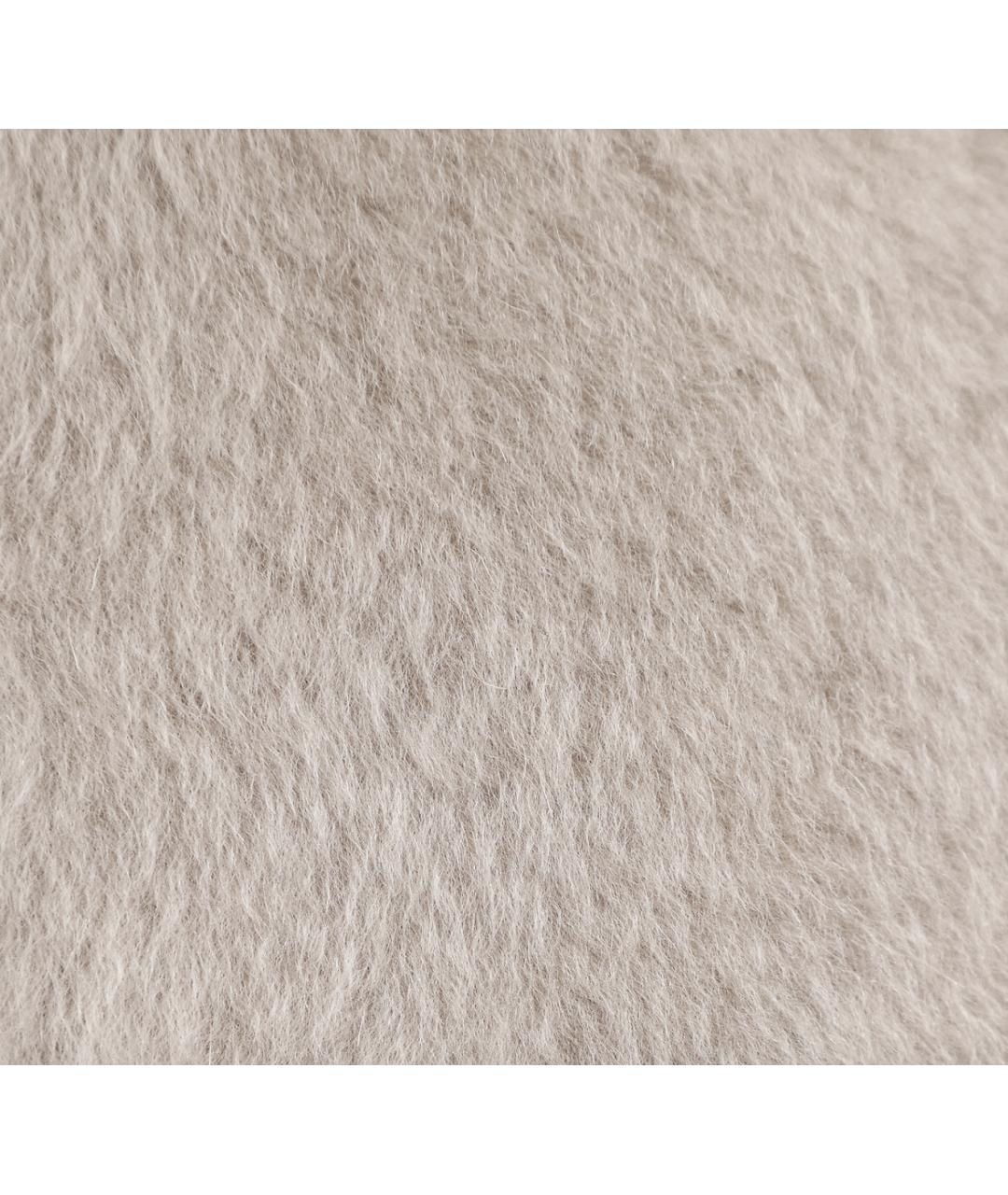 YVES SALOMON Бежевая меховая дубленка, фото 3