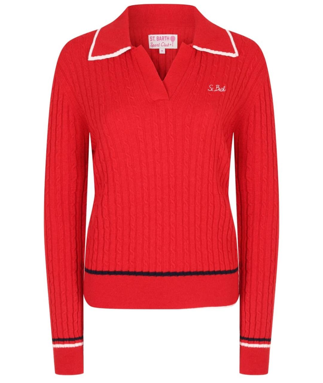 MC2 SAINT BARTH Красный полиамидовый джемпер / свитер, фото 1