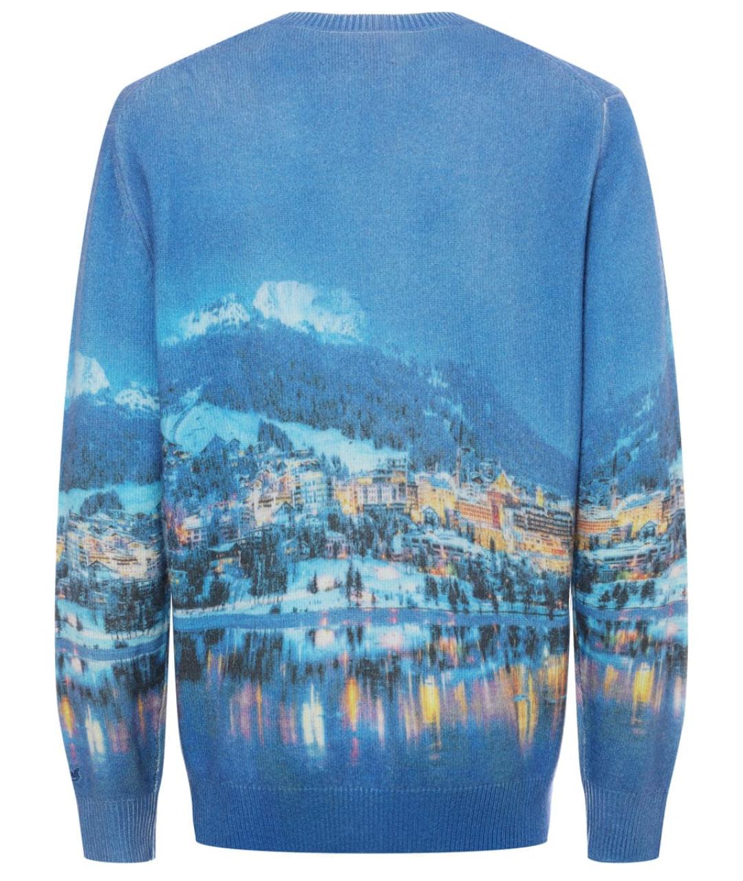 MC2 SAINT BARTH Голубой шерстяной джемпер / свитер, фото 2