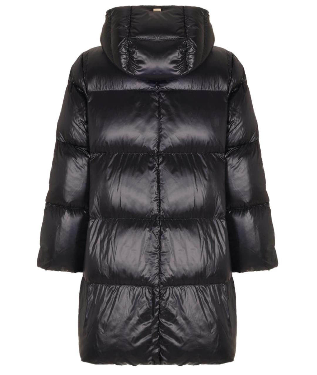 HERNO Черный полиамидовый пуховик, фото 2
