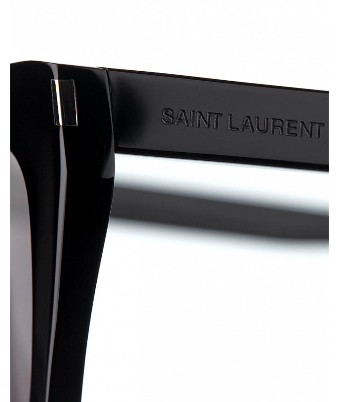 SAINT LAURENT Черные солнцезащитные очки, фото 2