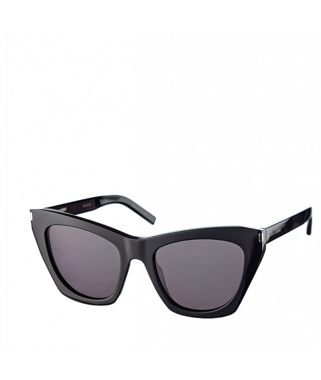 SAINT LAURENT Черные солнцезащитные очки, фото 1