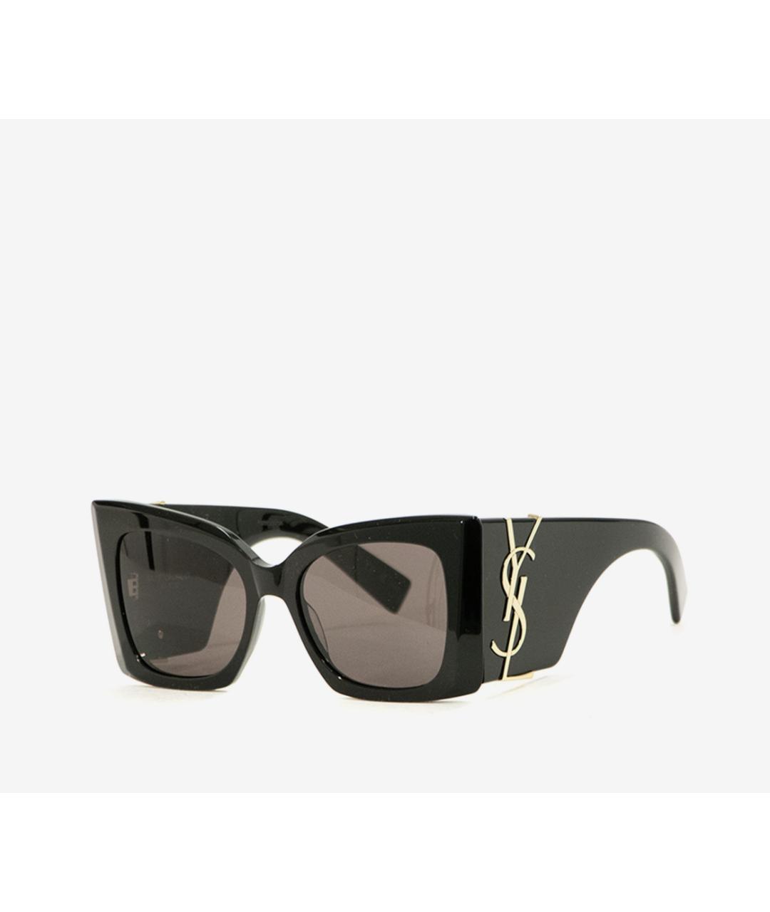 SAINT LAURENT Черные солнцезащитные очки, фото 2