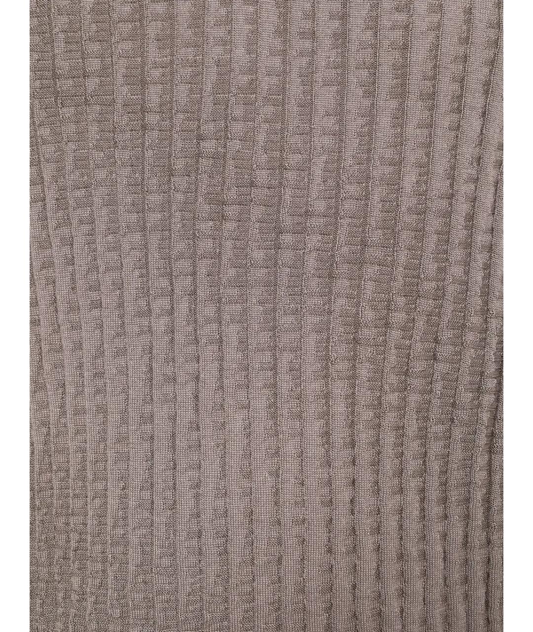 ZILLI Коричневый кашемировый джемпер / свитер, фото 3