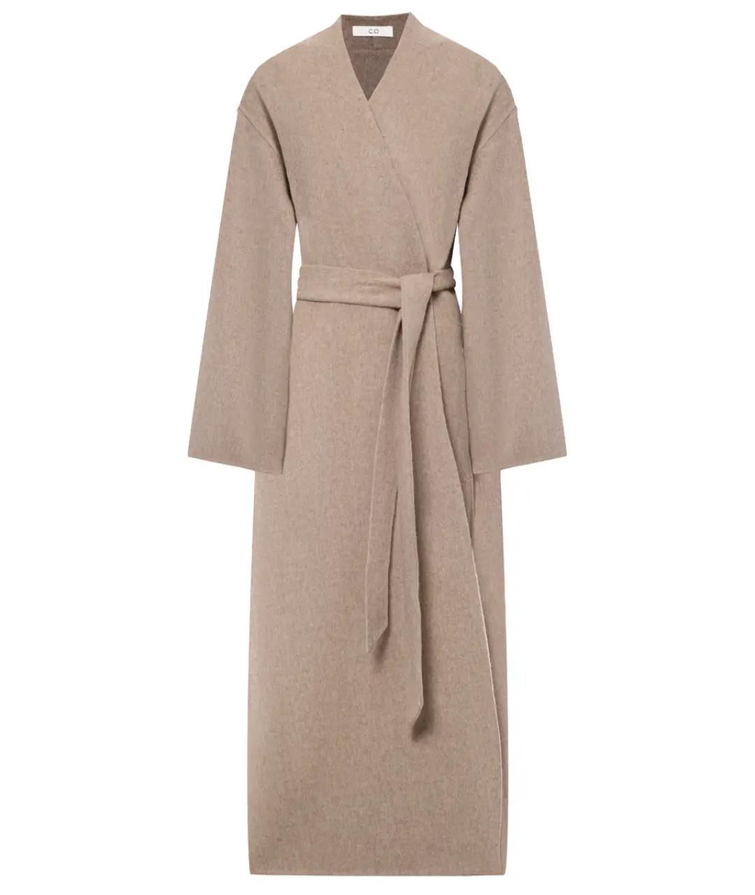 CO Бежевое вискозное пальто, фото 1