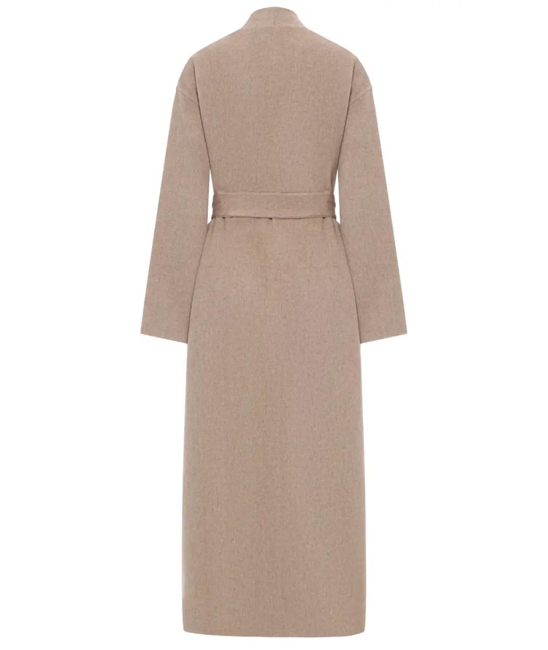 CO Бежевое вискозное пальто, фото 2
