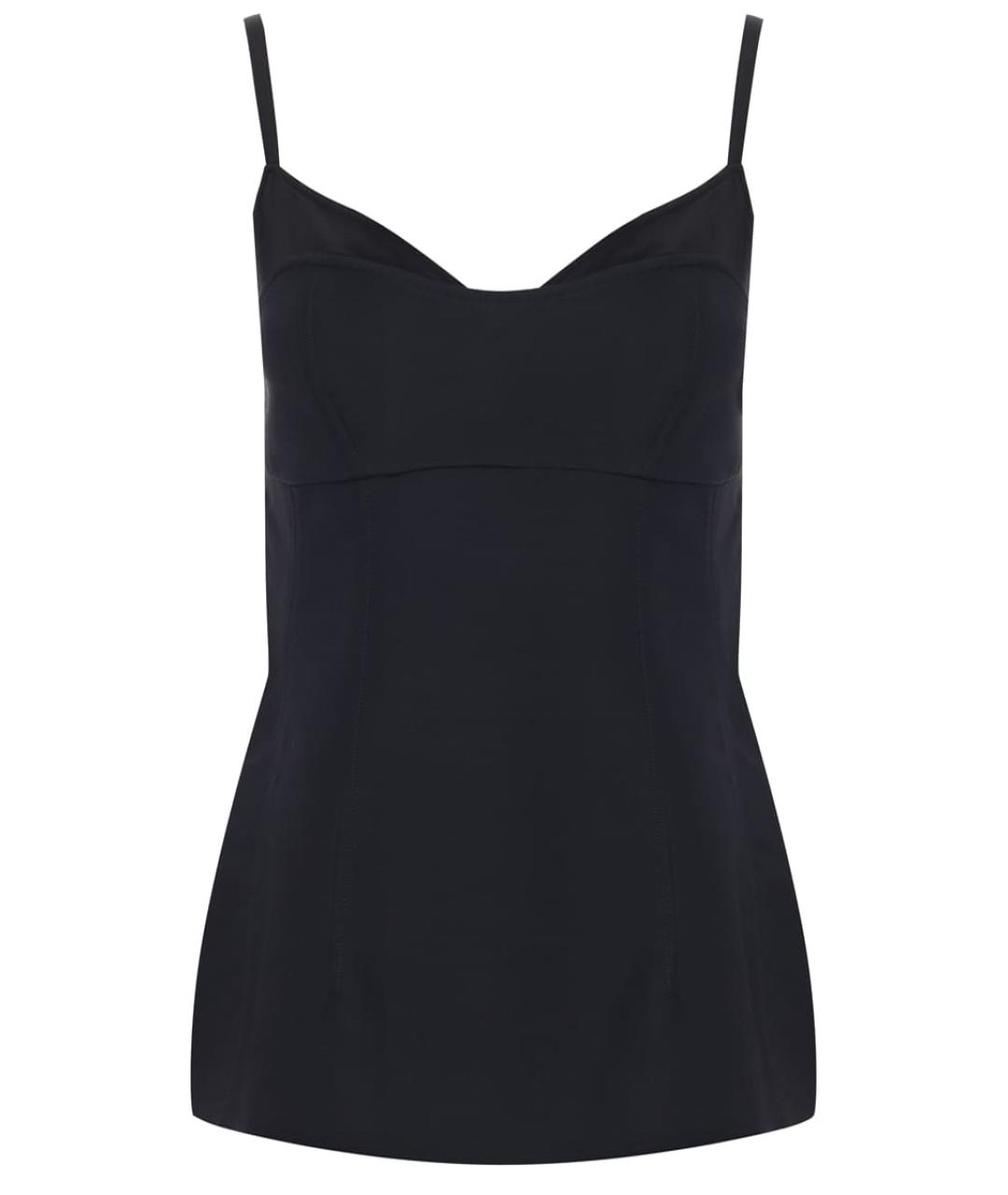 CO Черная вискозная майка, фото 1