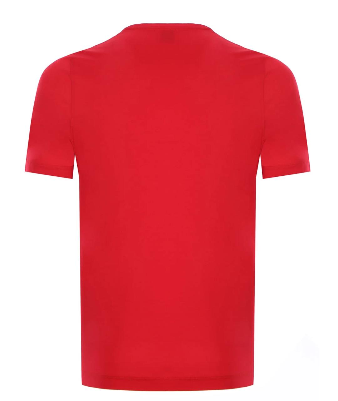 ZILLI Красная хлопковая футболка, фото 2