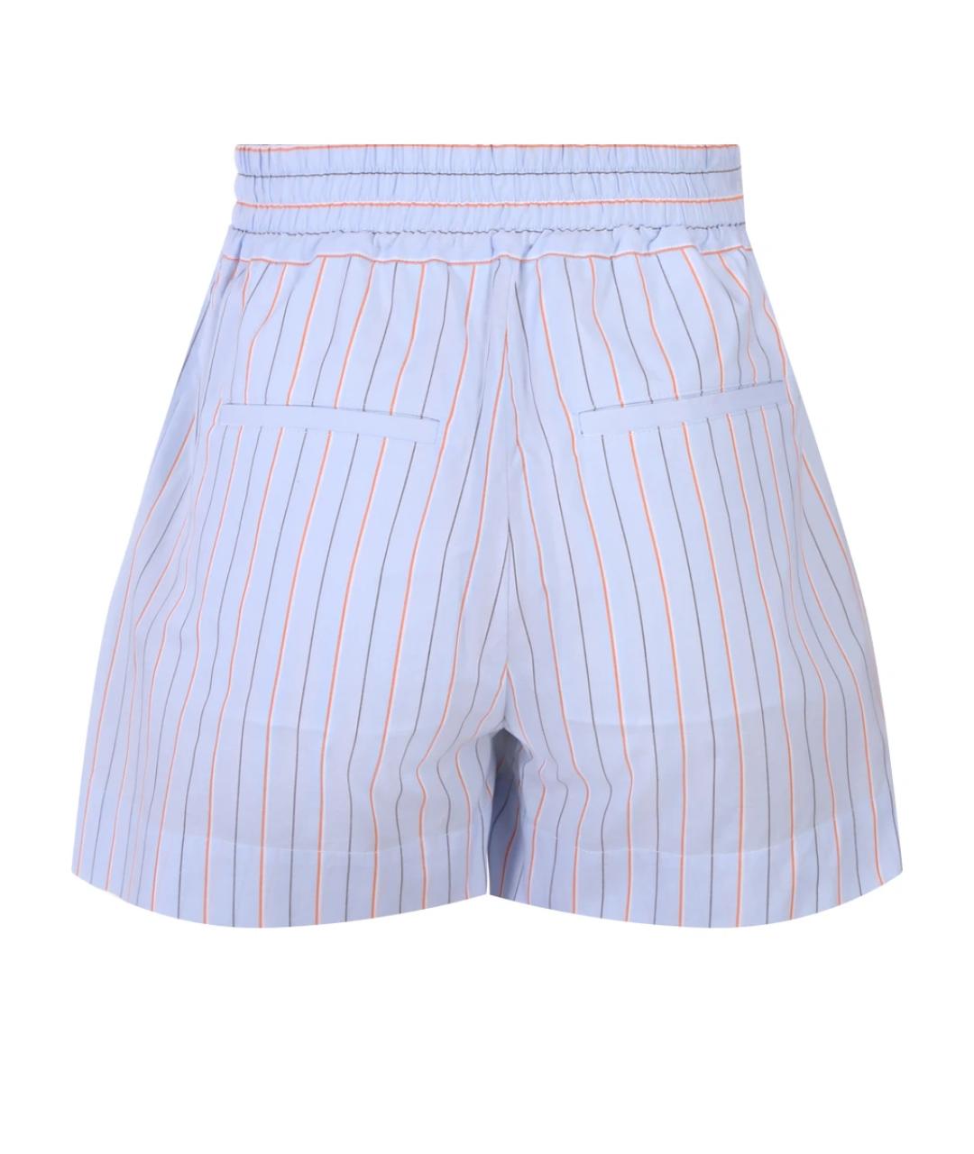 MARNI Голубые хлопковые шорты, фото 2