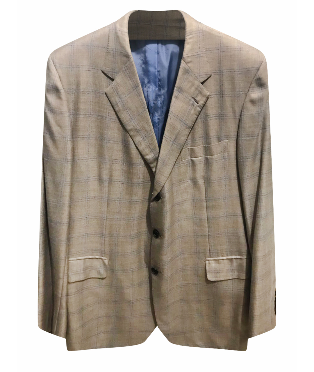 BRIONI Бежевый шерстяной пиджак, фото 1