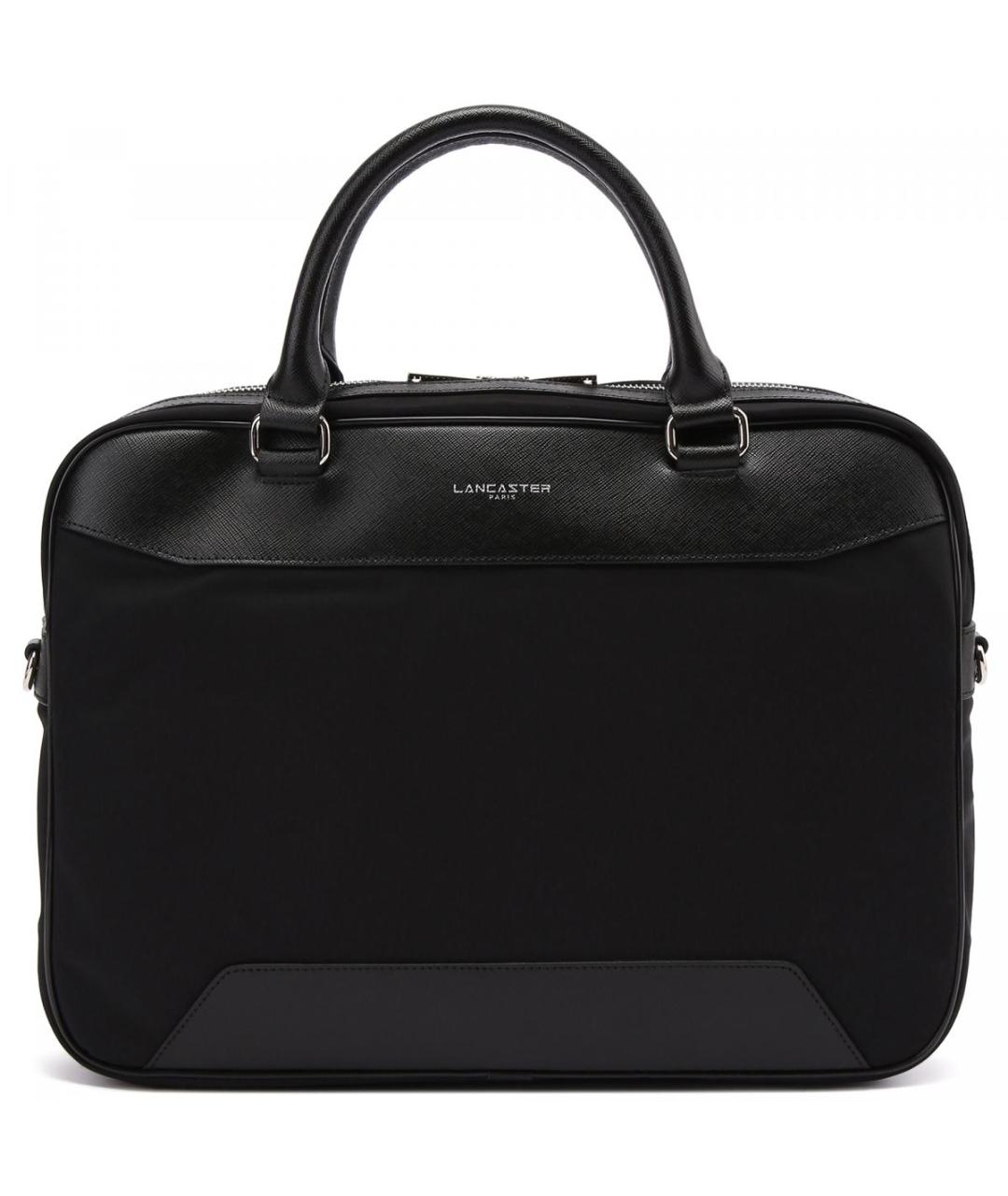 LANCASTER Черная тканевая сумка на плечо, фото 1