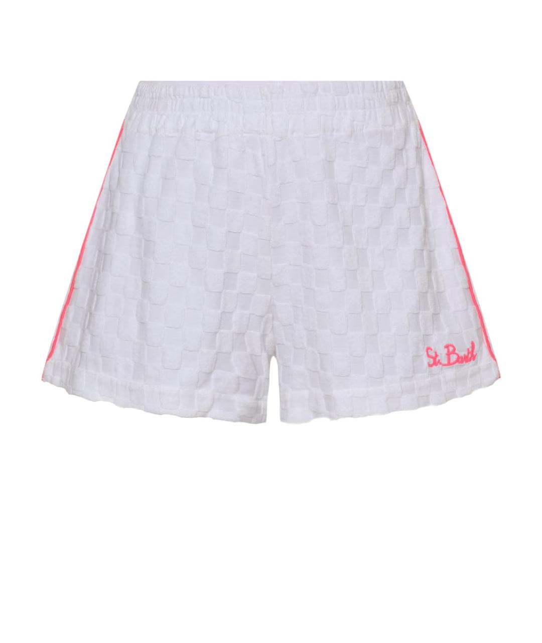 MC2 SAINT BARTH Белые хлопковые шорты, фото 1