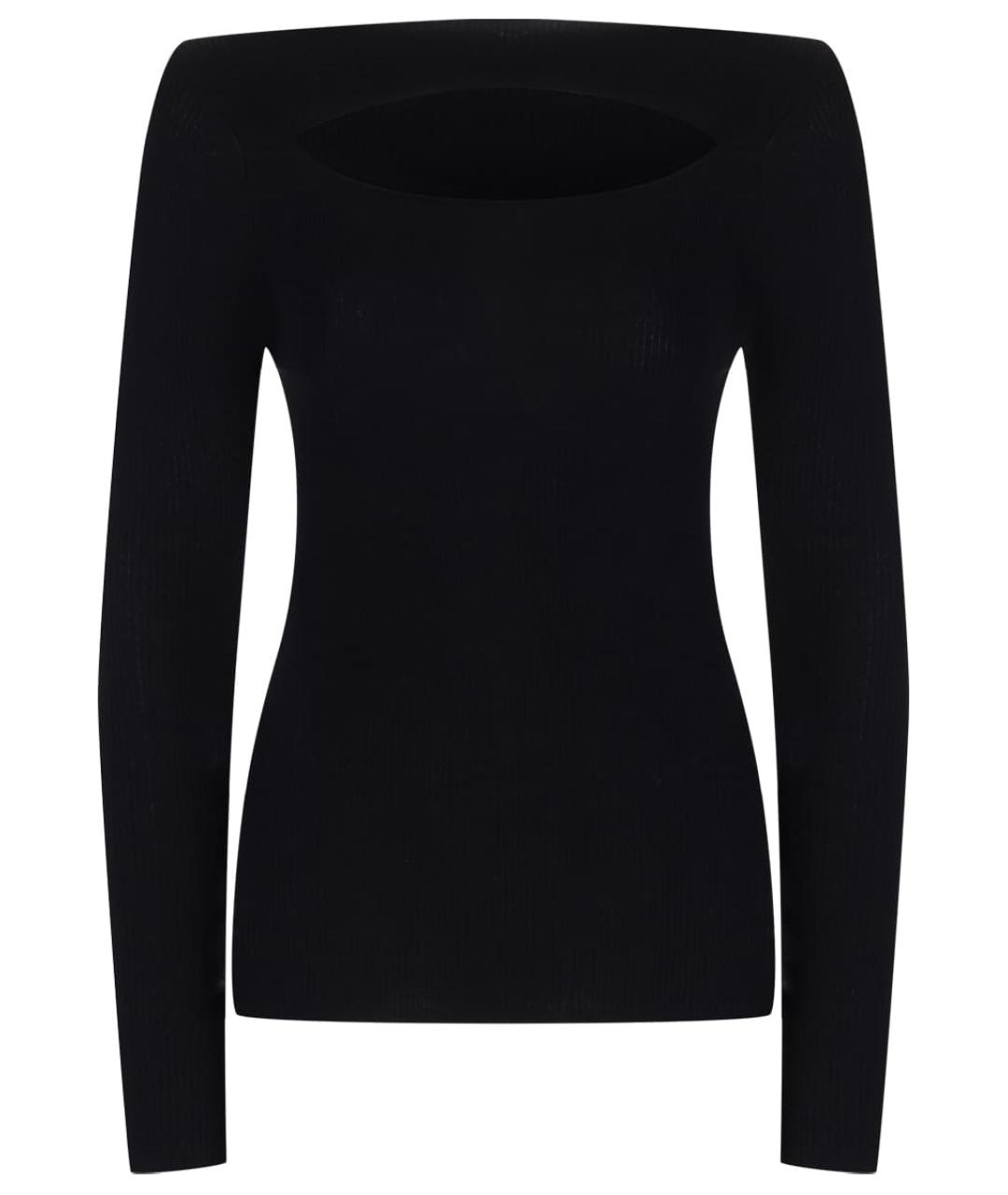 P.A.R.O.S.H. Черная шерстяная водолазка, фото 1