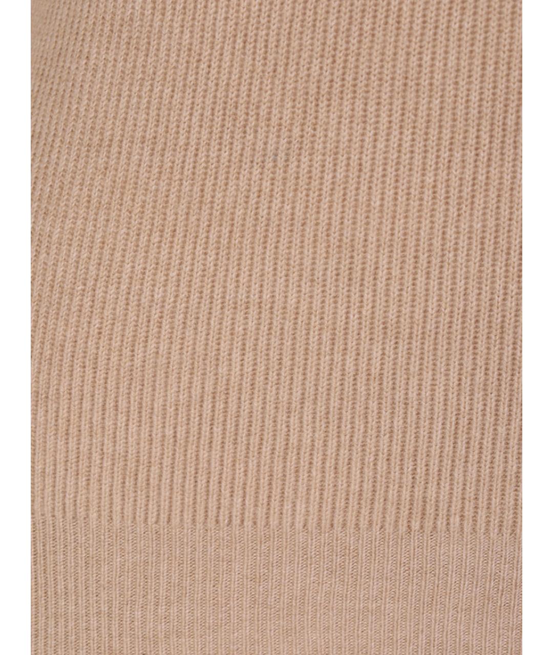 BRUNELLO CUCINELLI Бежевый кашемировый джемпер / свитер, фото 3