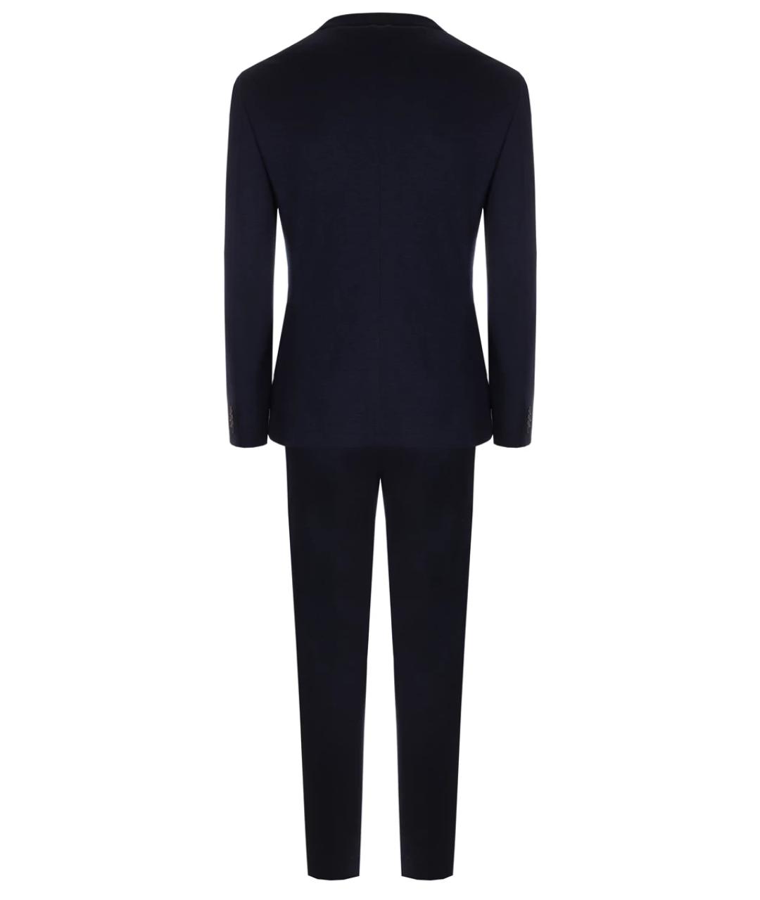 ZEGNA Темно-синий классический костюм, фото 2