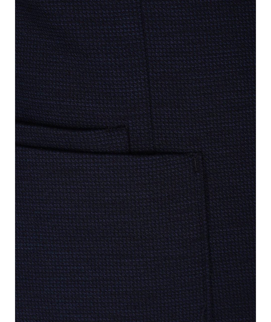 ZEGNA Темно-синий классический костюм, фото 3