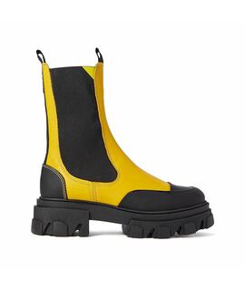 

Ботинки GANNI CALF LEATHER MID CHELSEA BOOT