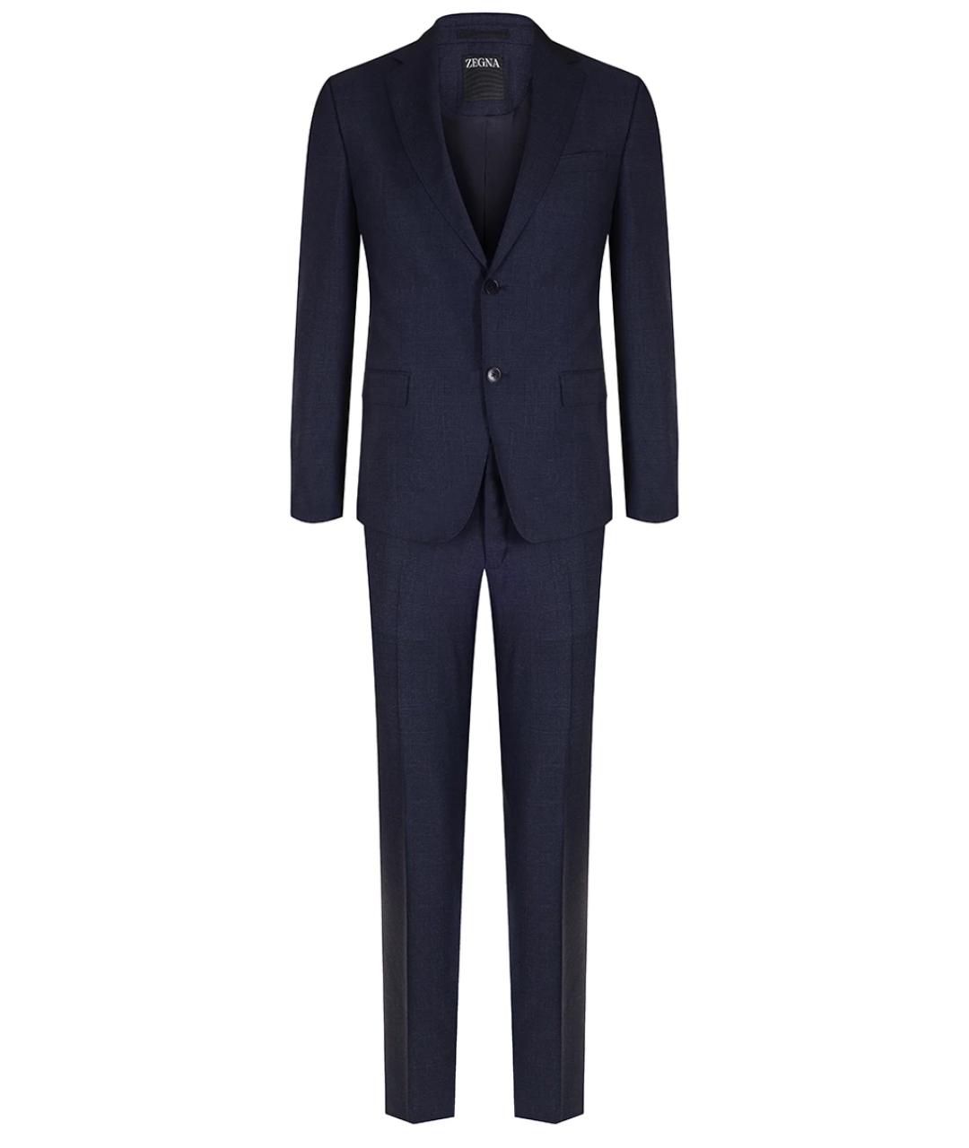 ZEGNA Синий классический костюм, фото 1