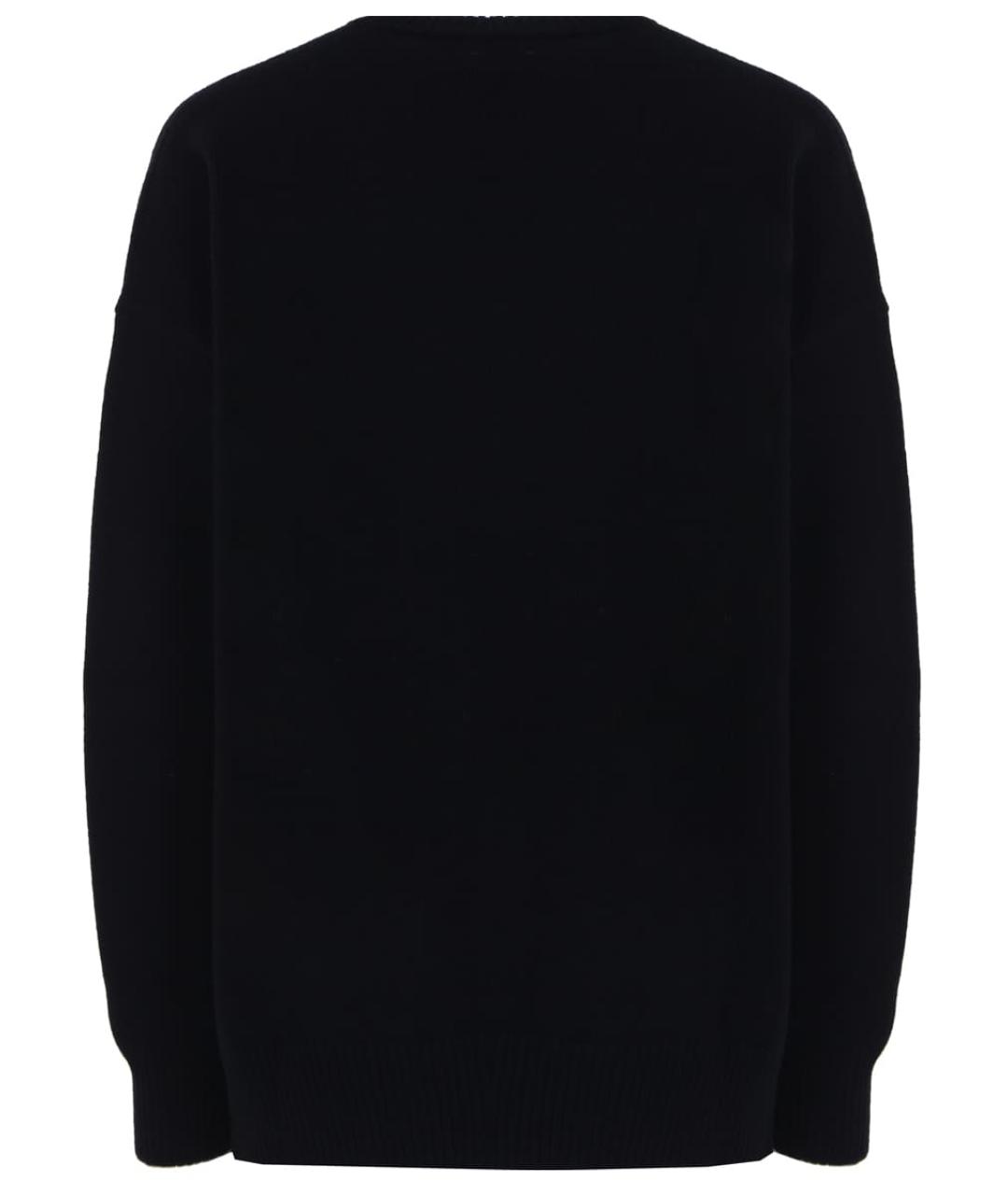DOLCE&GABBANA Черный шерстяной джемпер / свитер, фото 2