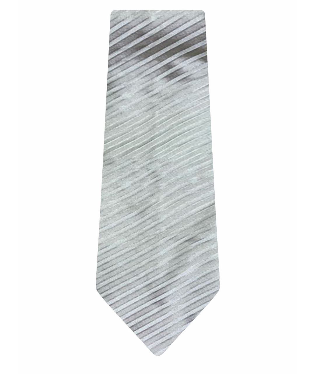KARL LAGERFELD Серебрянный шелковый галстук, фото 1