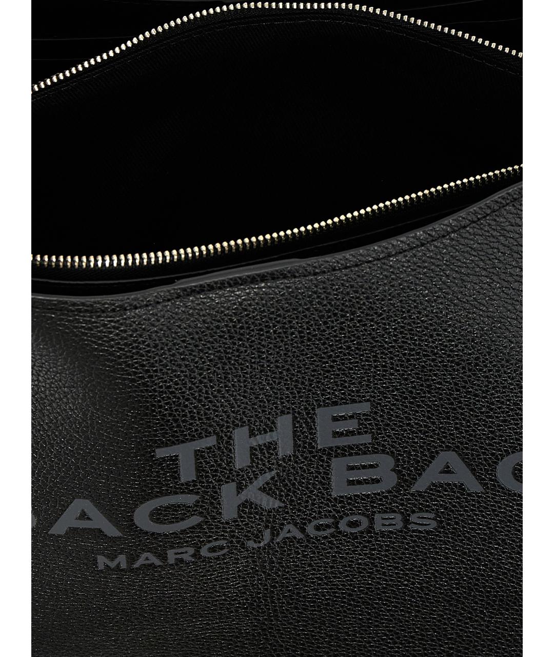 MARC JACOBS Черная кожаная сумка через плечо, фото 4