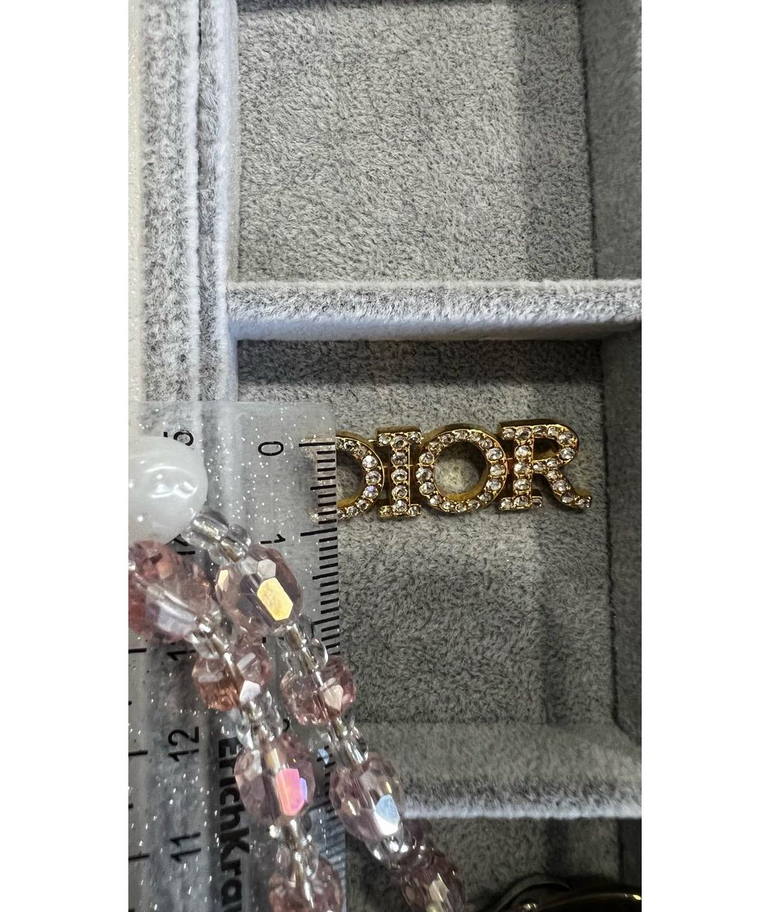 CHRISTIAN DIOR Золотая металлическая булавка / брошь, фото 8