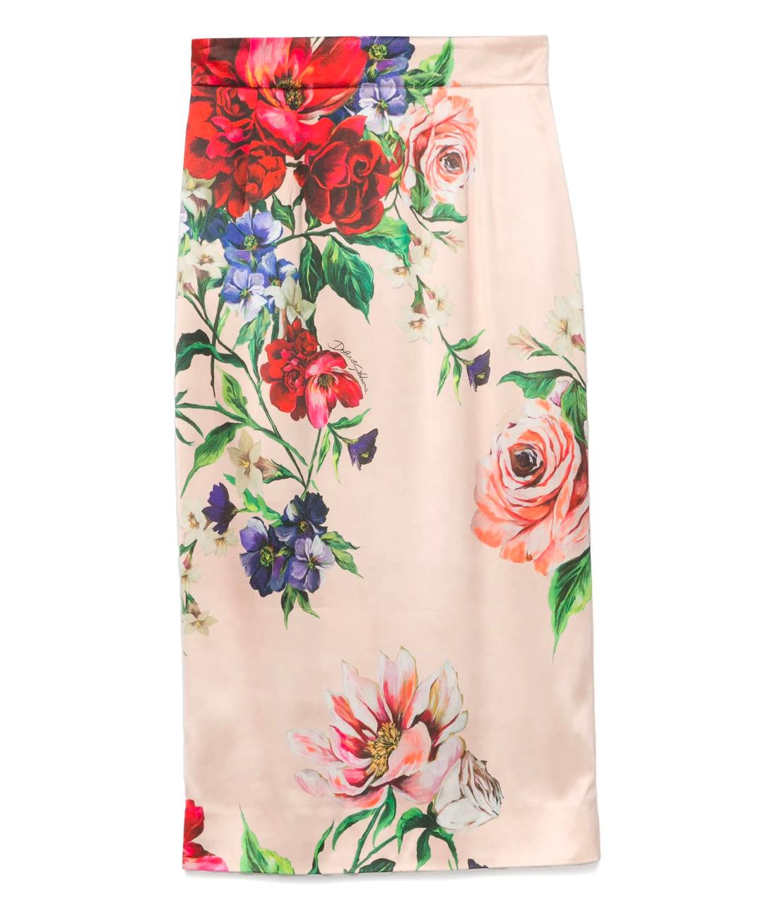 DOLCE&GABBANA Мульти юбка миди, фото 1