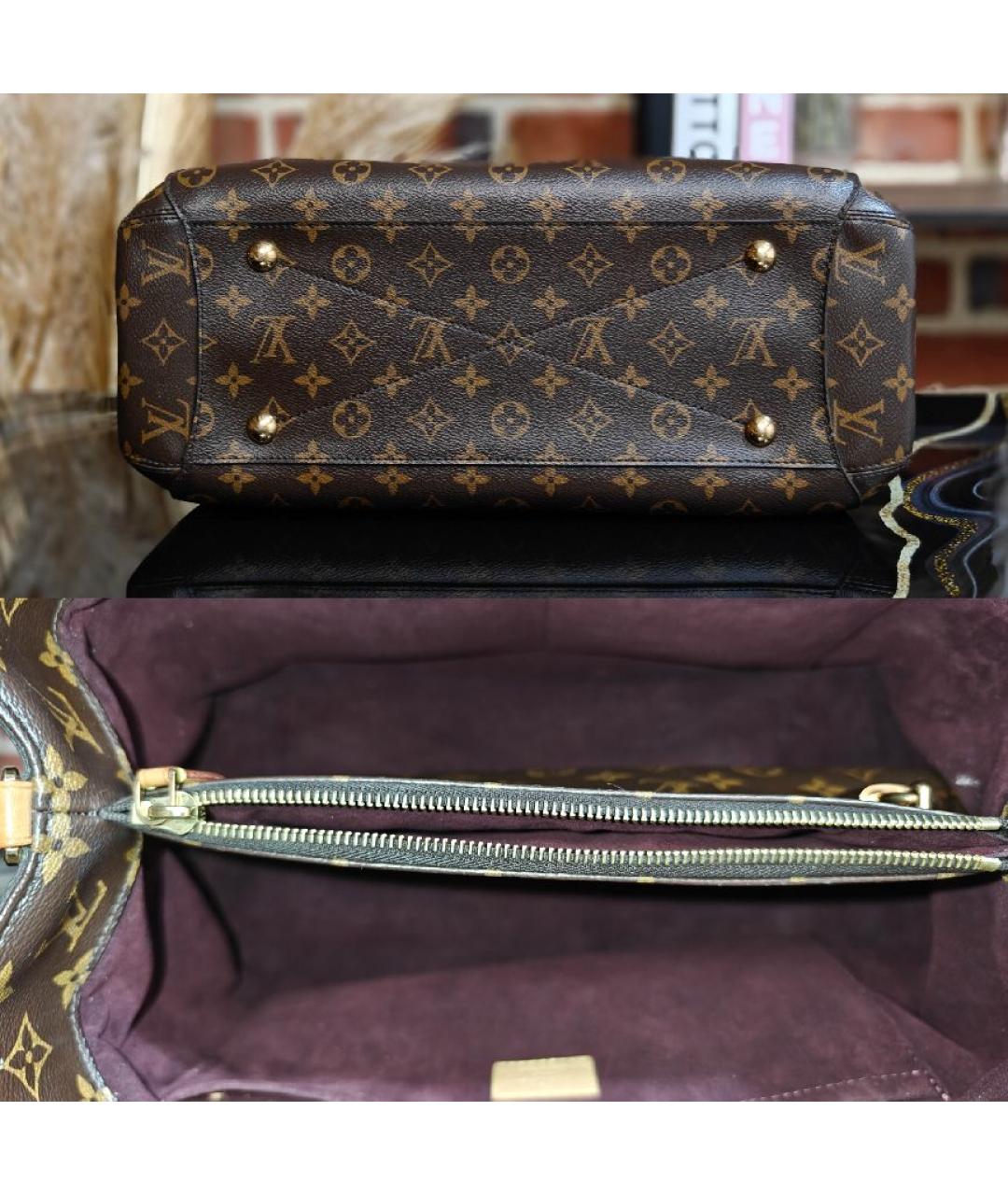 LOUIS VUITTON Коричневая сумка с короткими ручками, фото 8