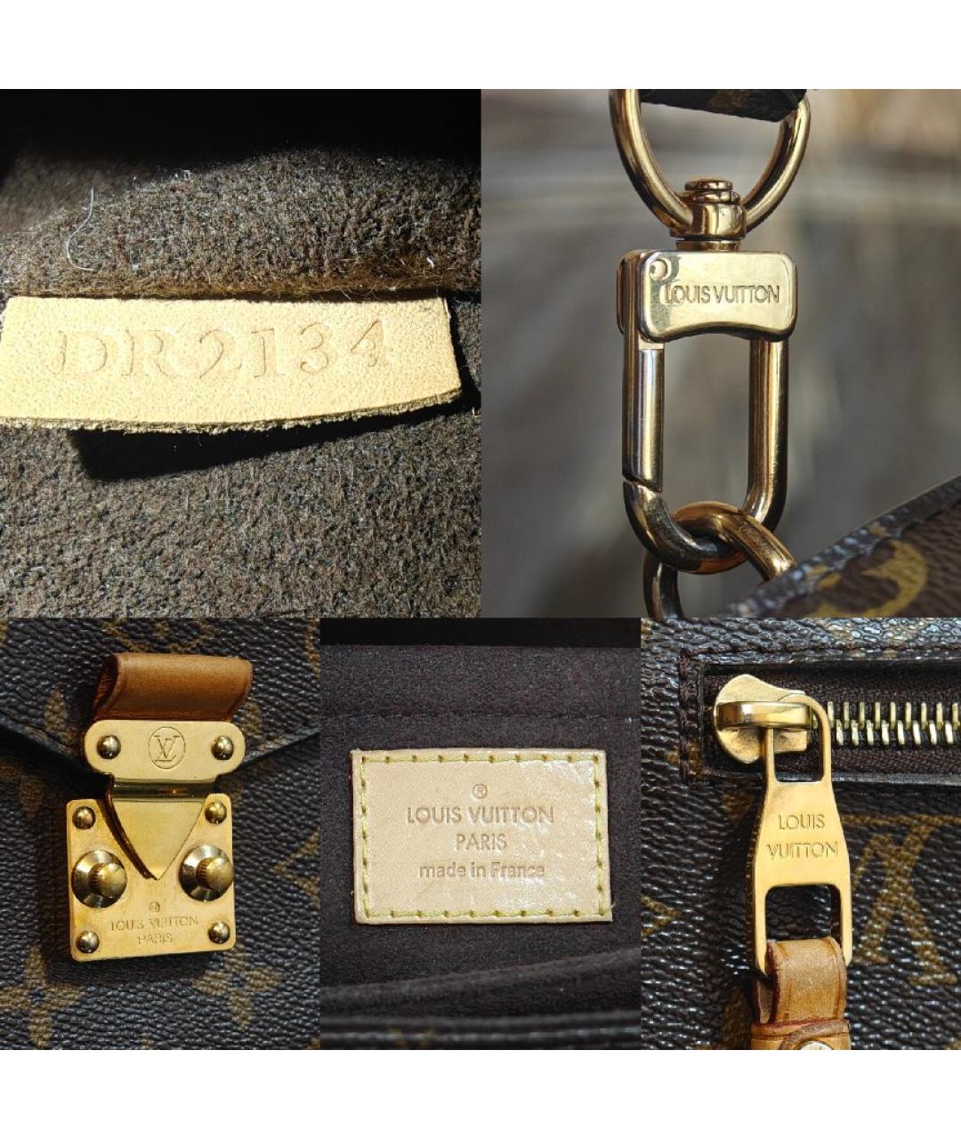 LOUIS VUITTON Коричневая сумка с короткими ручками, фото 5