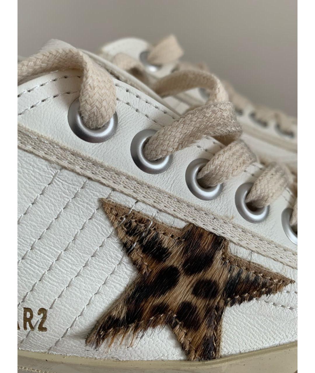 GOLDEN GOOSE DELUXE BRAND Белые кожаные кеды, фото 5