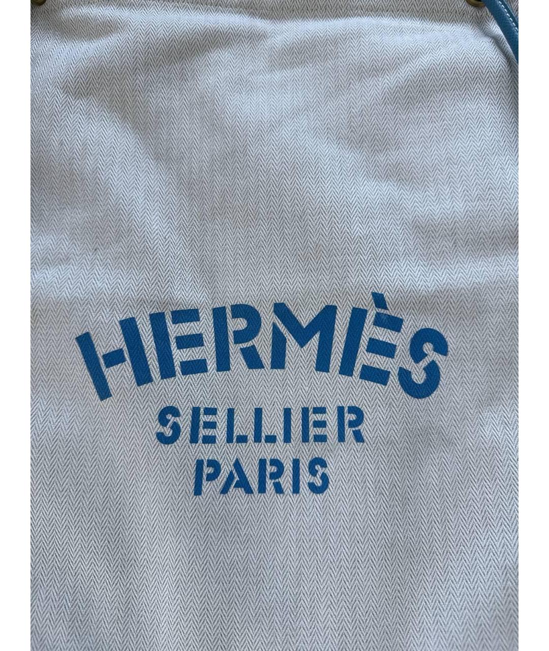 HERMES Голубая сумка через плечо, фото 2