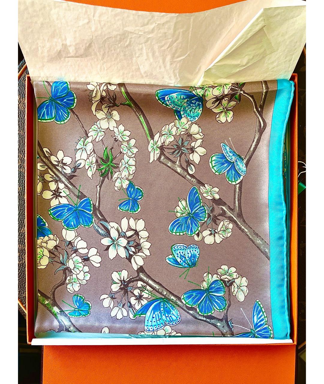 HERMES Шелковый платок, фото 9