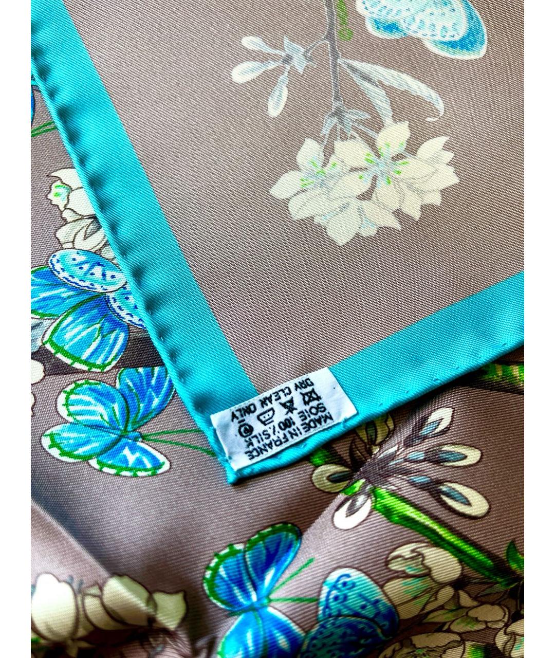 HERMES Шелковый платок, фото 4