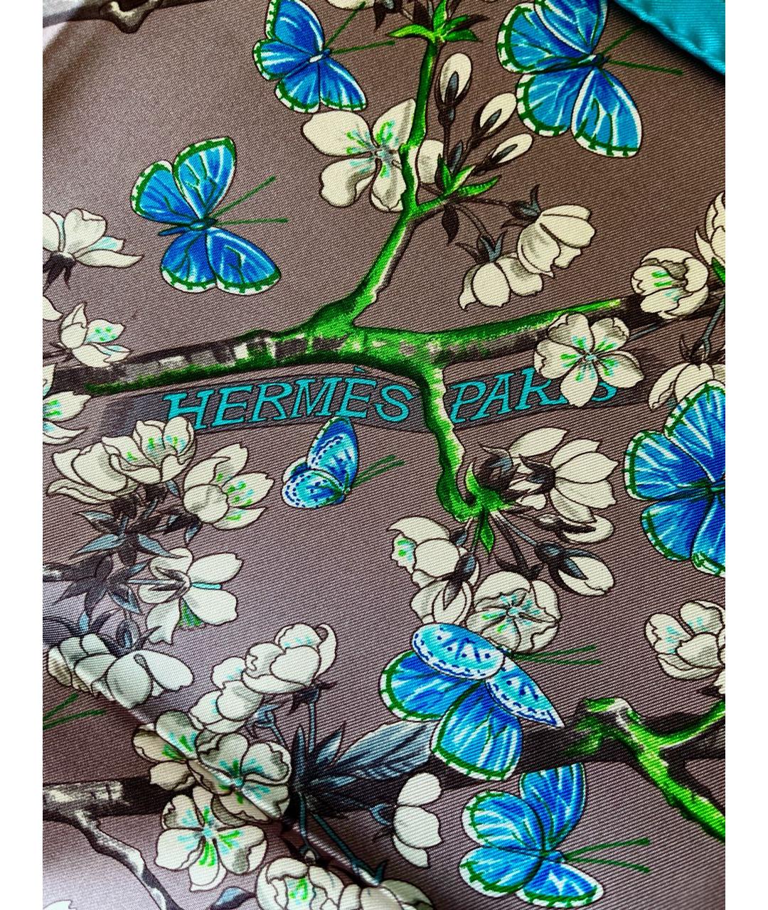 HERMES Шелковый платок, фото 5