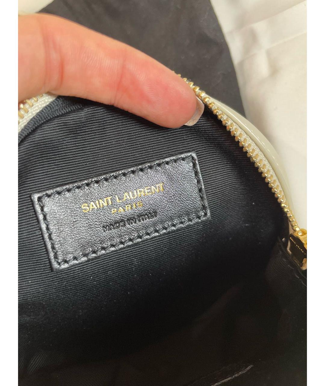 SAINT LAURENT Кожаная сумка через плечо, фото 4