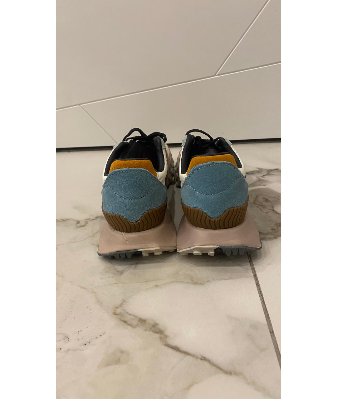 NEW BALANCE Мульти замшевые низкие кроссовки / кеды, фото 4