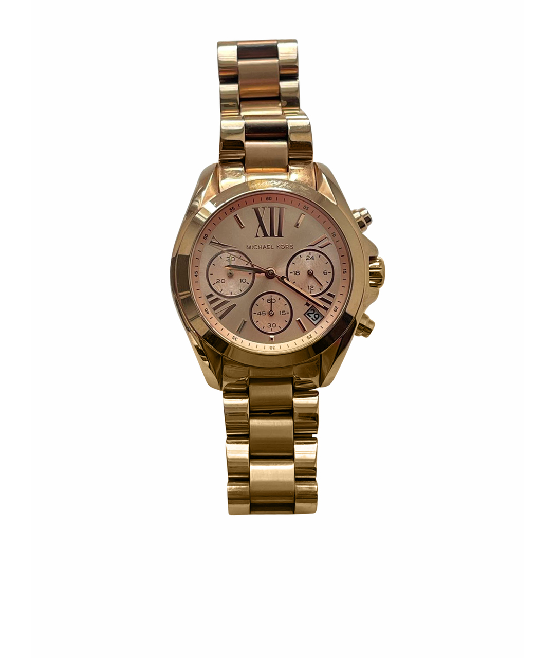 MICHAEL KORS Розовые стальные часы, фото 1