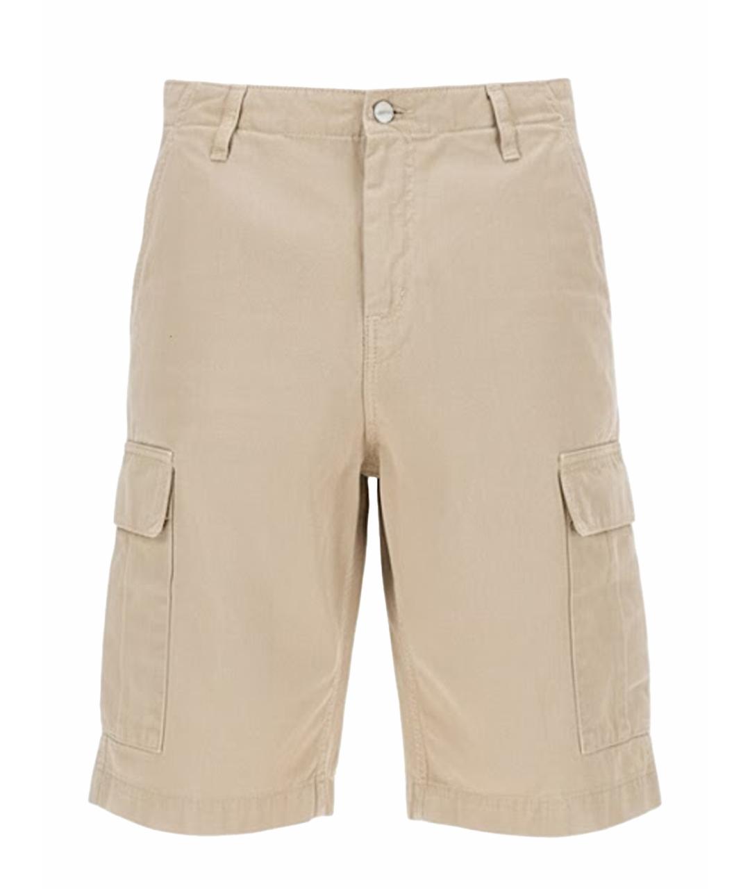 CARHARTT WIP Бежевые хлопковые шорты, фото 1