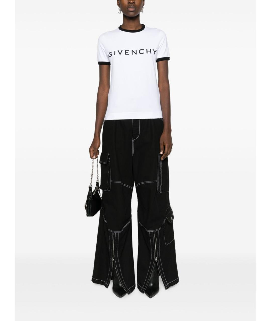 GIVENCHY Белая хлопковая футболка, фото 4