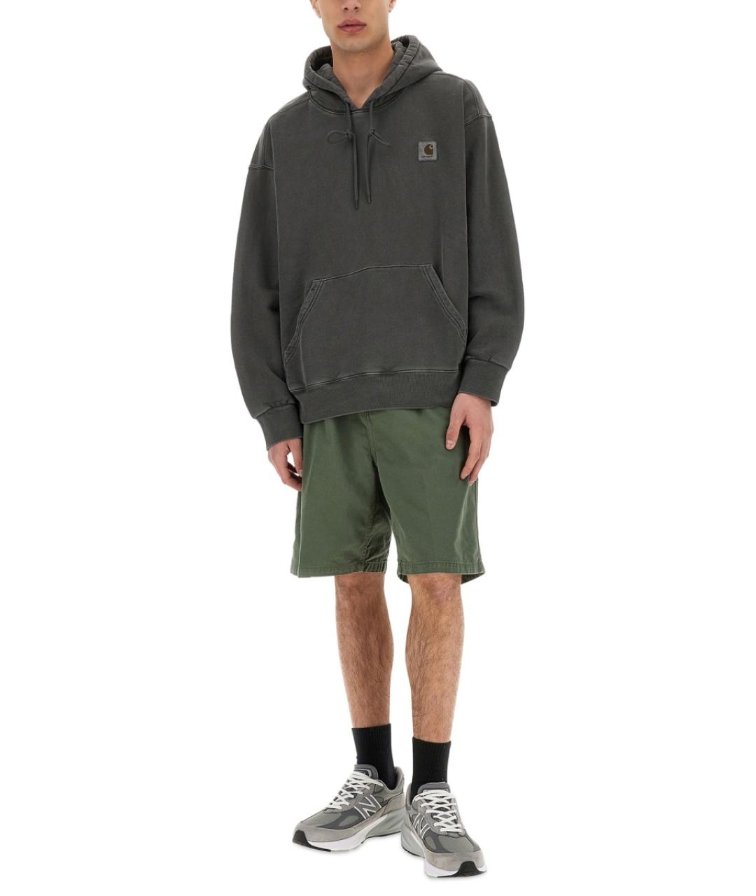 CARHARTT WIP Зеленые хлопковые шорты, фото 3