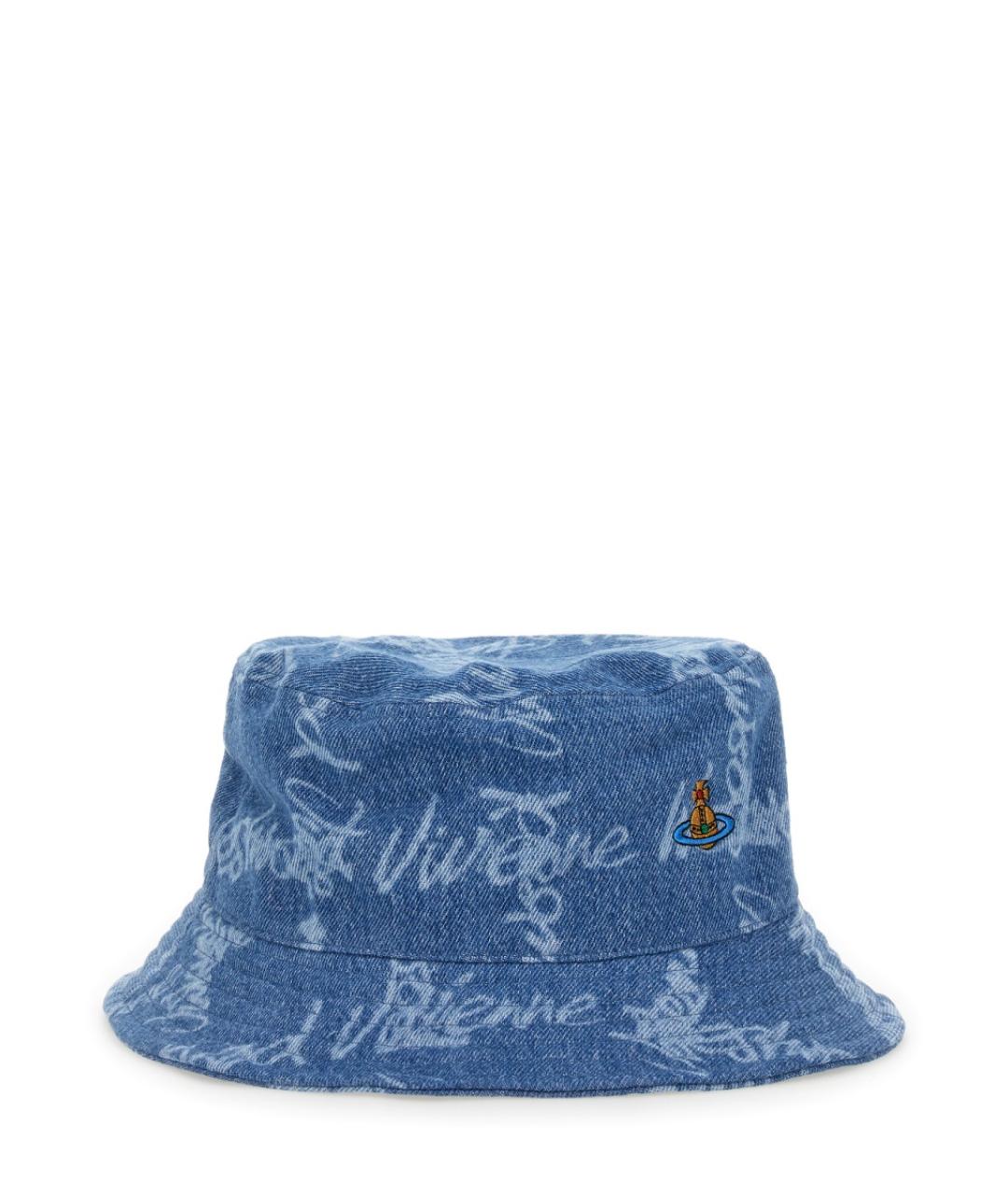 VIVIENNE WESTWOOD Синяя хлопковая панама, фото 1