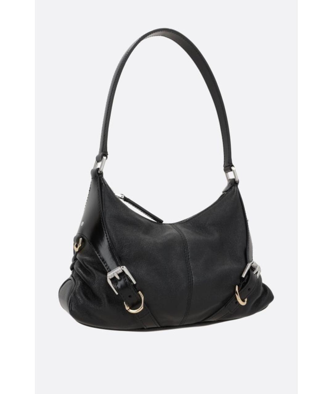 GIVENCHY Черная кожаная сумка через плечо, фото 2