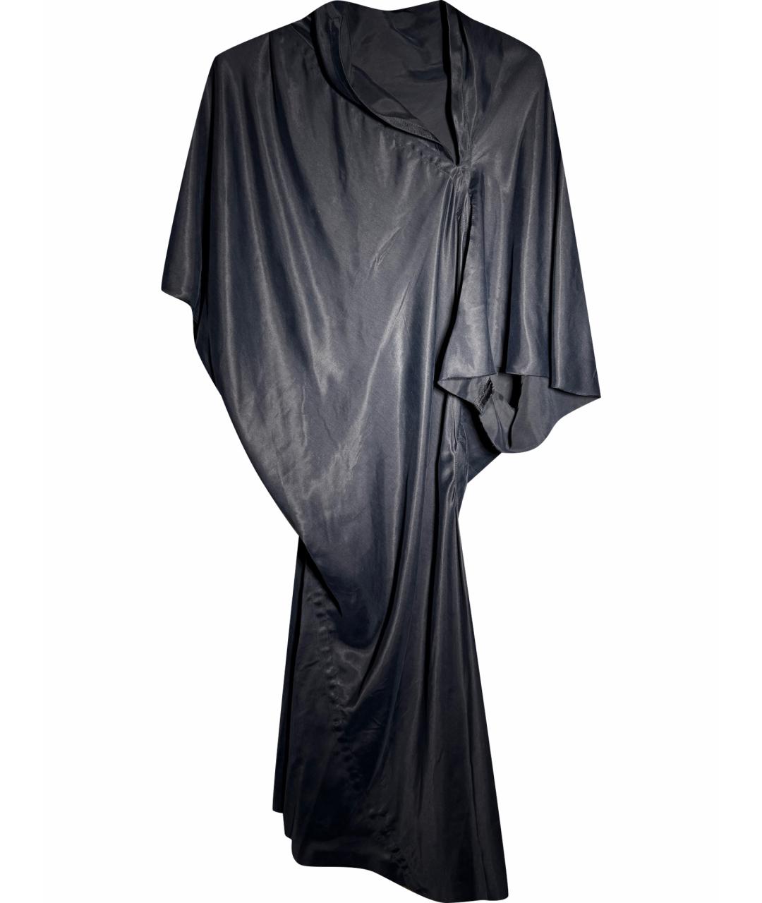 RICK OWENS Черное вискозное коктейльное платье, фото 1