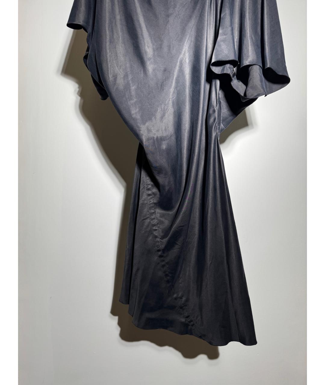 RICK OWENS Черное вискозное коктейльное платье, фото 4