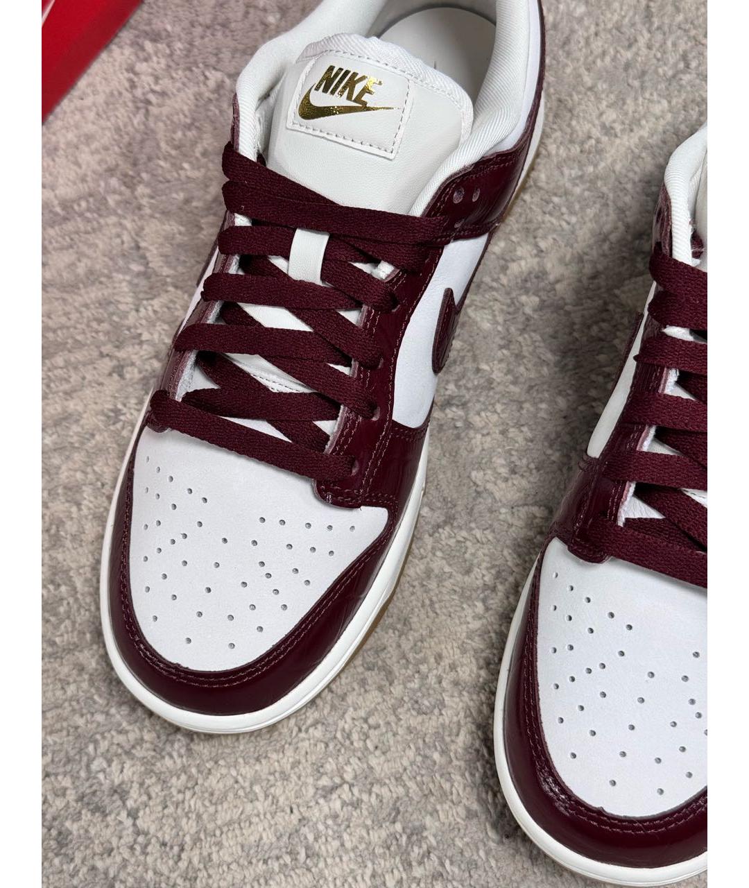 NIKE Мульти кроссовки из лакированной кожи, фото 4